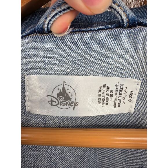 Disney Parks‎ Mickey Mouse Denim Jean Jacket THE ONE AND ONLY XXL - Picture 6 of 10